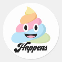 Poop Emoji mignon Amusant Arc-en-ciel