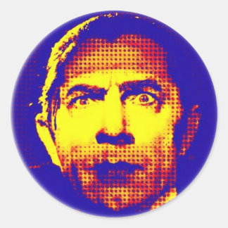 Sticker Rond Pop Art Dracula