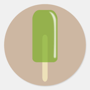 Sticker Rond Pop de glace