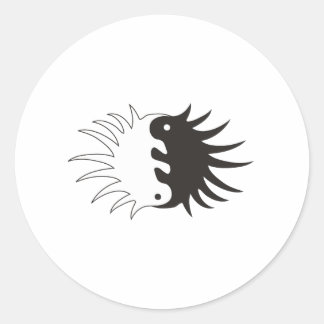 Sticker Rond Porc Yang