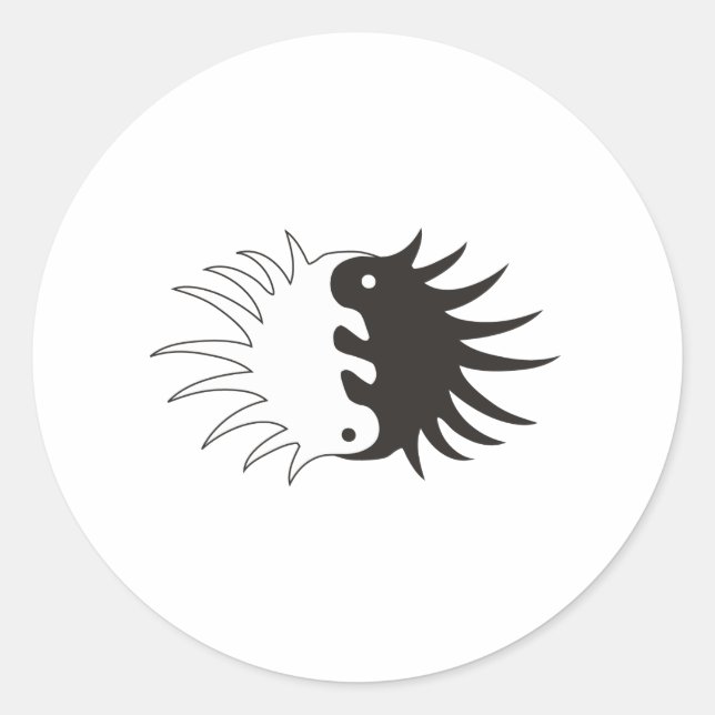 Sticker Rond Porc Yang (Devant)
