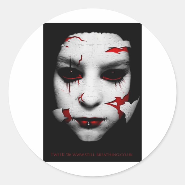 Sticker Rond Porcelain (Devant)
