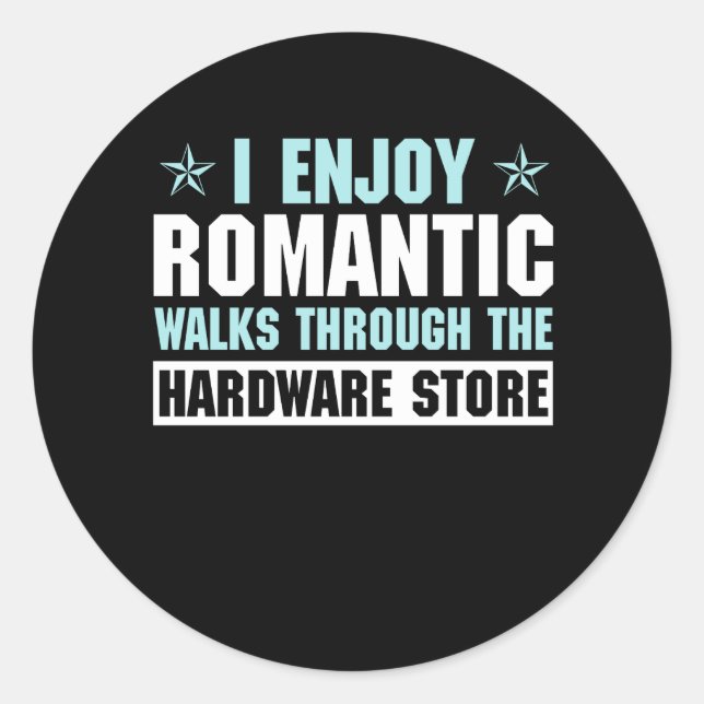 Sticker Rond Portable Hardware Store Tools (Devant)