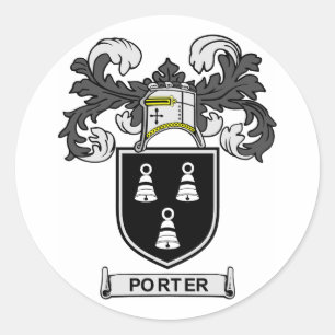 Sticker Rond PORTER Armoiries