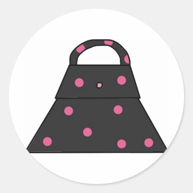 Sticker Rond Ports pour filles (Devant)