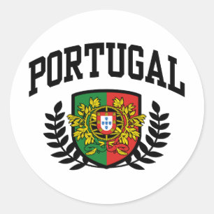 Sticker Rond Portugal