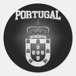 Sticker Rond Portugal Armoiries
