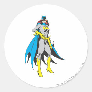 Sticker Rond Poses Batgirl