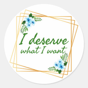Sticker Rond positif bonnes vibes citations pour la vie