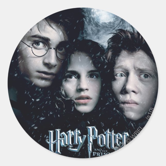 Sticker Rond Poster Harry Potter Movie (Devant)