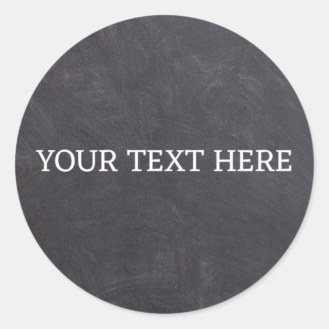 Sticker Rond Pot de Épice Tableau Noir Classique Rond Cercle (Devant)