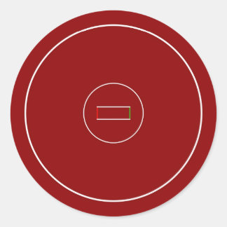 Sticker Rond Pot de lutte