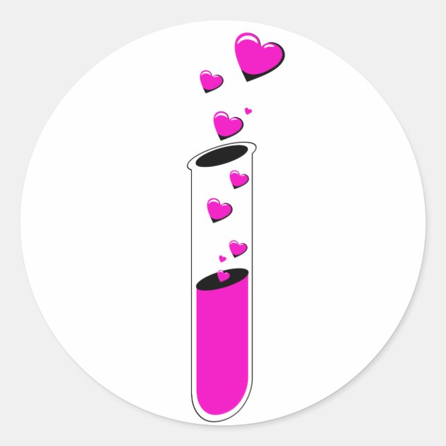 Sticker Rond potion amour (Devant)