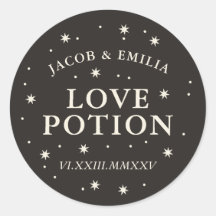 Potion d'amour étoile céleste mariage cocktail en 