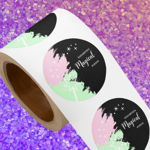 Sticker Rond Potion Magique d'Anniversaire Magique