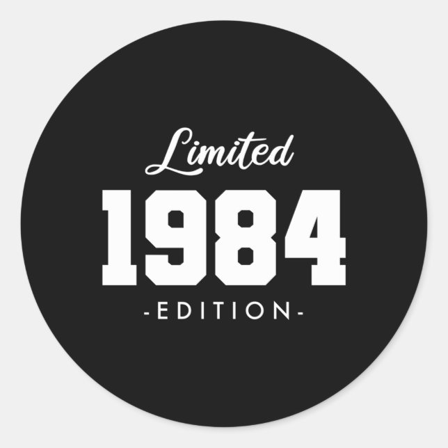 Sticker Rond Pour 39 1984 39E (Devant)