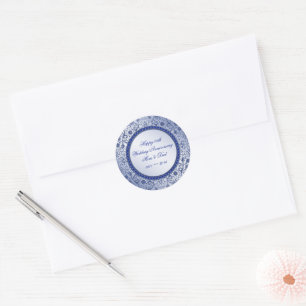Sticker rond pour le 45e anniversaire du Mariage