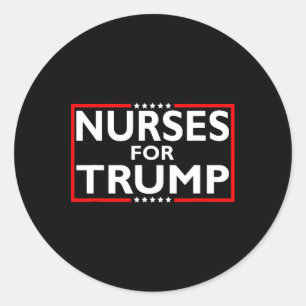 Sticker Rond Pour l'élection présidentielle de Trump en 2024