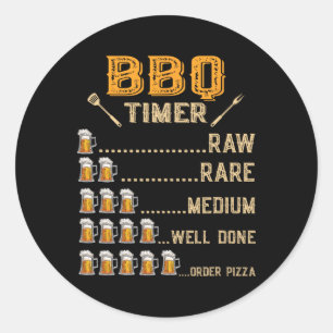 Sticker Rond Pour Les Ventilateurs Grillés Et Viandes Et Barbec