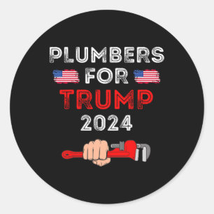 Sticker Rond Pour Trump 2024 Vote Pour L'Élection Présidentiell