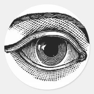Sticker rond pour yeux