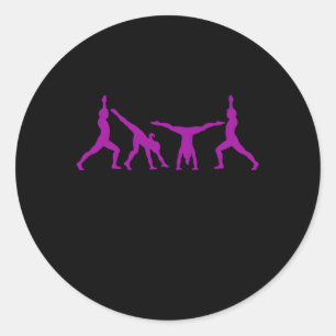 Sticker Rond Pourquoi Marcher Quand Vous Pouvez Cwheel Gymnasti