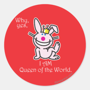 Sticker Rond Pourquoi oui