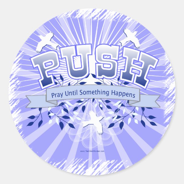 STICKER ROND POUSSER (Devant)