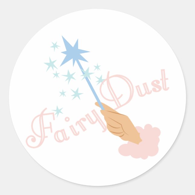 Sticker Rond Poussière (Devant)