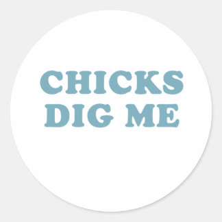 Sticker Rond Poussins Me Creuser T-shirt Baby Tee