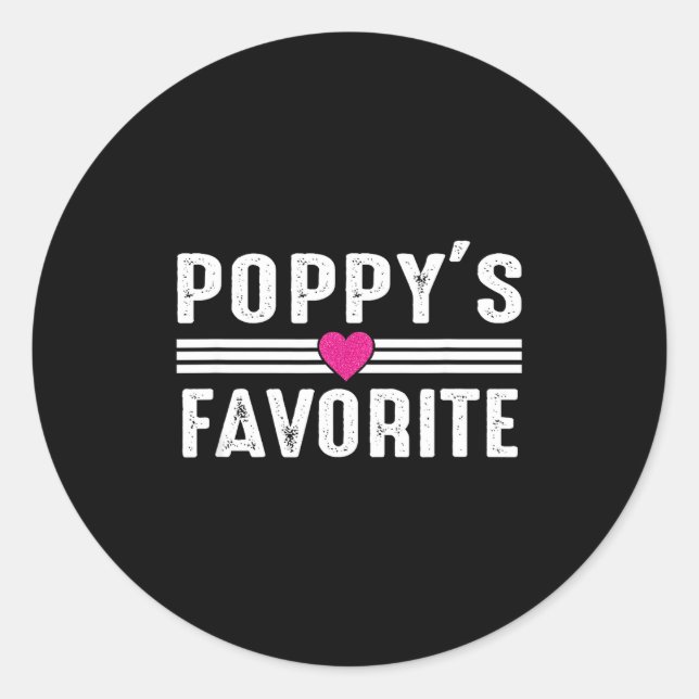 Sticker Rond Ppy's Favorite  (Devant)