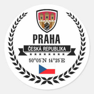 Sticker Rond Praha