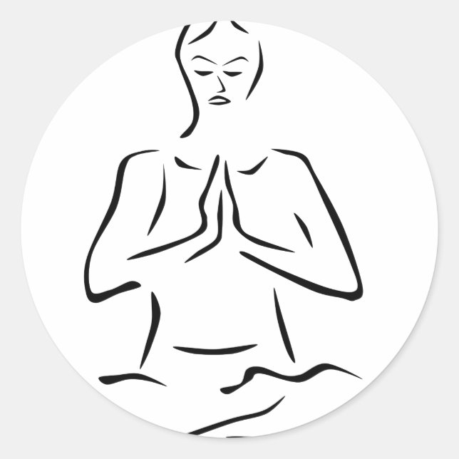 Sticker Rond Pranam (Devant)