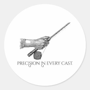 Sticker Rond Précision à chaque lancer