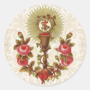 Sticker Rond Premier cru de centre serveur d'eucharistie de