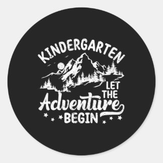 Sticker Rond Premier Jour De La Maternelle 1Ème Jour De L'École