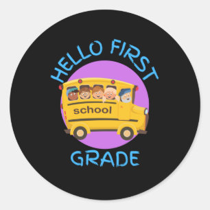 Sticker Rond première classe