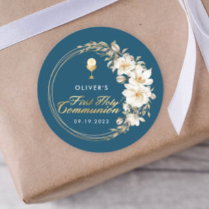 Sticker Rond Première communion sacrée