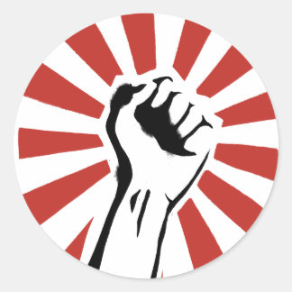 Sticker Rond Première révolution