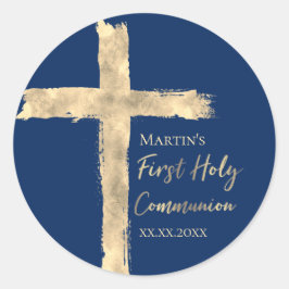 Sticker Rond Première sainte communion