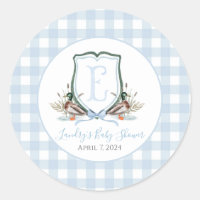 Préppy Southern Blue Boy Duck Baby shower
