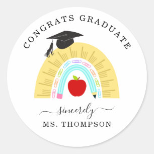 Sticker Rond Préscolaire / Jardin d'enfants - Graduation Favori