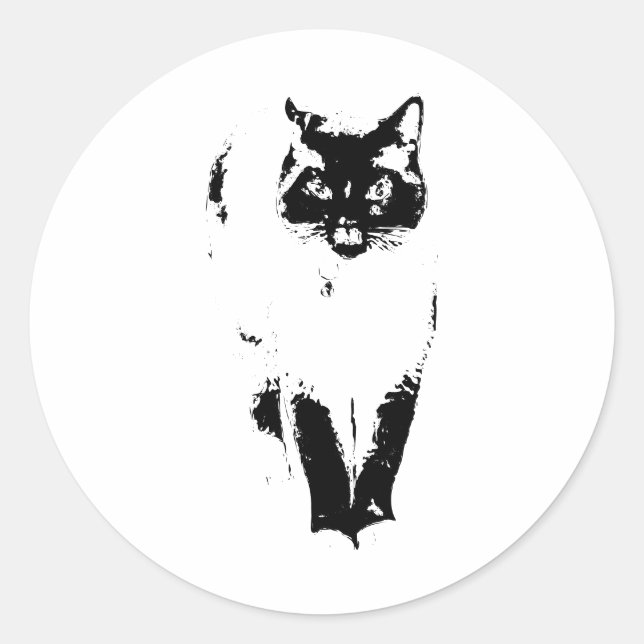 Sticker Rond Présence de commande (Devant)