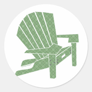 Sticker Rond Président Adirondack