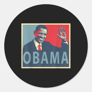 Sticker Rond Président Barack Obama