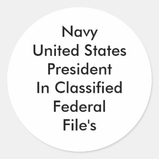 Sticker Rond Président des États-Unis