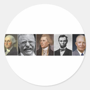 Sticker Rond Président des États-Unis