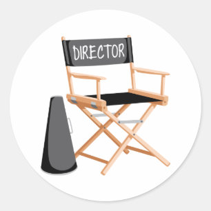 Sticker Rond Président du Directeur