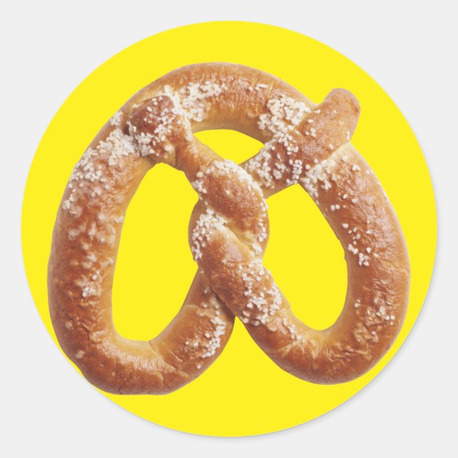 Sticker Rond Pretzel (Devant)