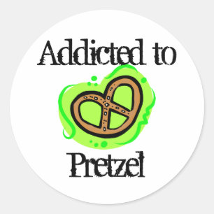 Sticker Rond Pretzel